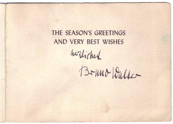 (MUSICIANS.) Group of 7 items, each signed: Arturo Toscanini * Richard Strauss * Bruno Walter (5).